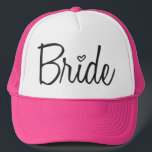 Bride Trucker Hat<br><div class="desc">Pefect for Bachelorette Parties!   Great gift for the fun Bride!</div>