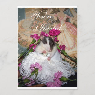 Bride Trudy Rat Invitation