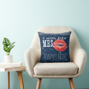 Bride Under the Stars Always Right Accent Pillow