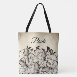 Bride Vintage Tote Bag