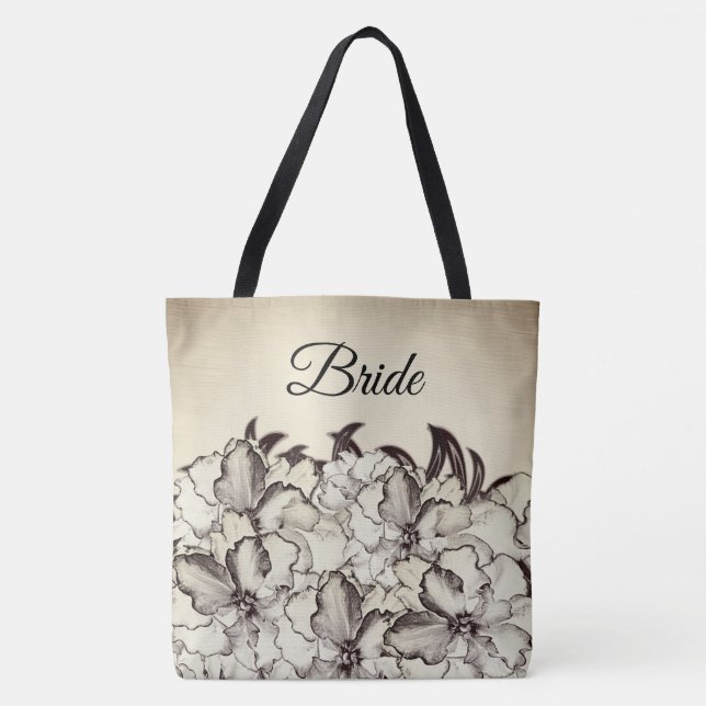 Bride Vintage Tote Bag (Front)
