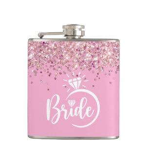 Bride Vinyl Wrapped Flask