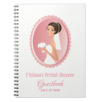 Bride Wedding Attire Bridal Shower Guestbook
