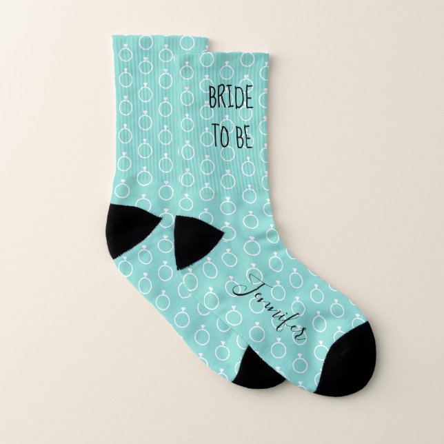 BRIDE Wedding Bridal Shower Party Bride To Be Socks (Pair)