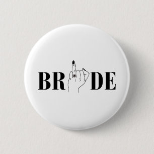 Bride Wedding Bridesmaid Squad Bachelorette Party  6 Cm Round Badge