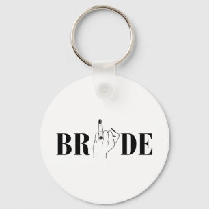 Bride Wedding Bridesmaid Squad Bachelorette Party  Key Ring