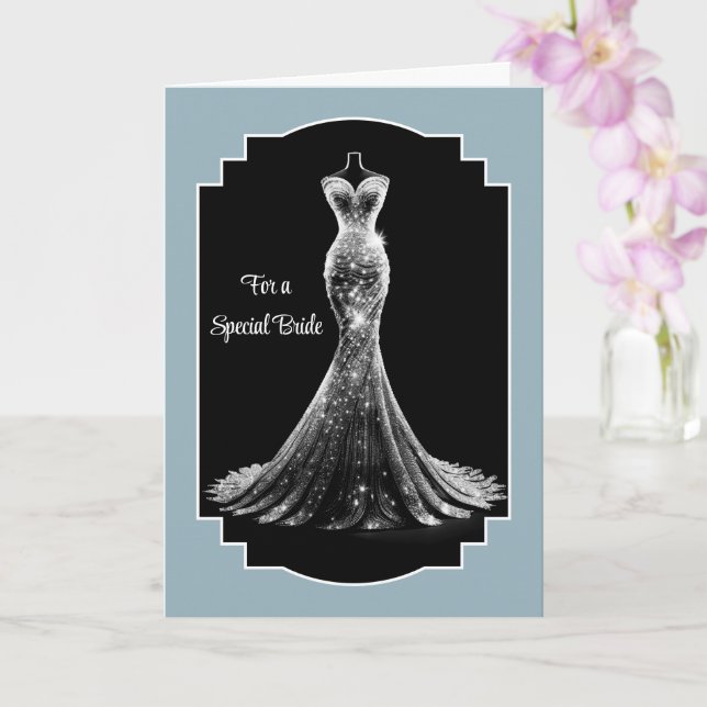 Bride Wedding Card (Orchid)