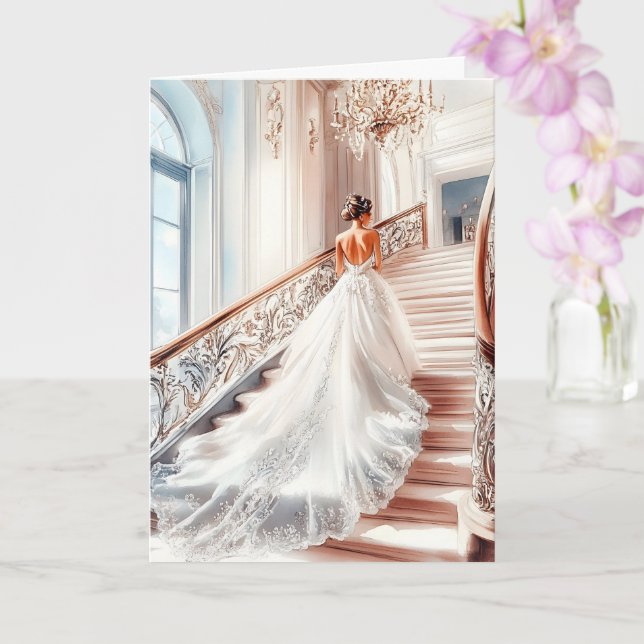 Bride Wedding Card (Orchid)