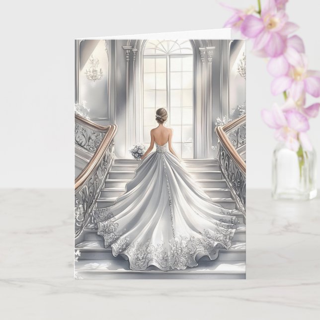 Bride Wedding Card (Orchid)