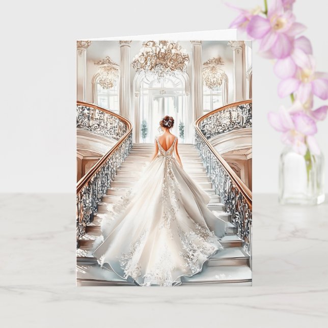 Bride Wedding Card (Orchid)