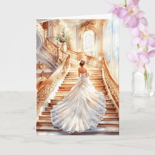 Bride Wedding Card (Orchid)