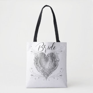 Bride Wedding Custom  Tote Bag