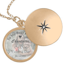 Bride Wedding Day Keepsake Gift Personalised Photo