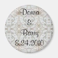 Bride Wedding lace grey off white