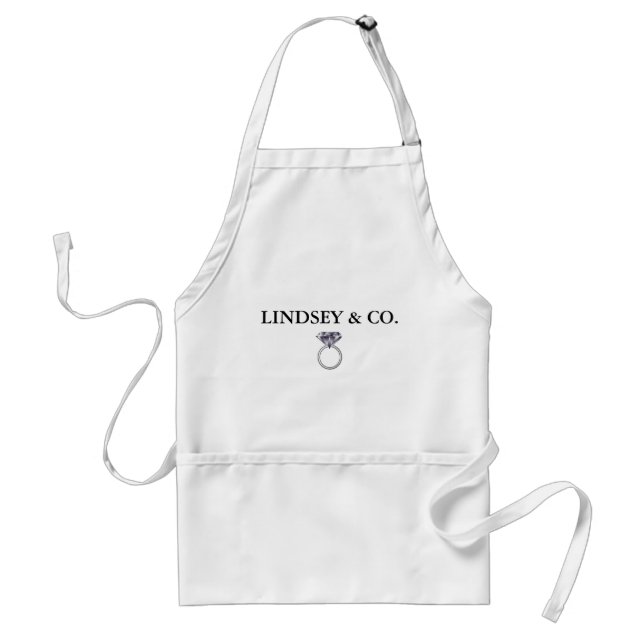 BRIDE Wedding Ring Shower Party  Personalised Standard Apron (Front)
