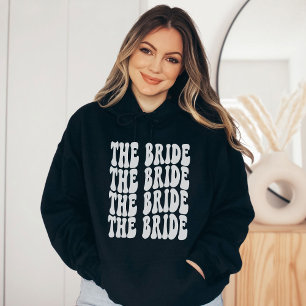 Bride White Customised Matching Bridal Party Hoodie