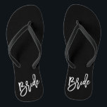 Bride White Script Jandals<br><div class="desc"></div>
