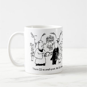 Bridegroom at a Wedding Cartoon to Personalise. Coffee Mug