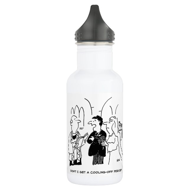 Bridegroom Wants a Cooling-Off Period Stainless St 532 Ml Water Bottle (Left)