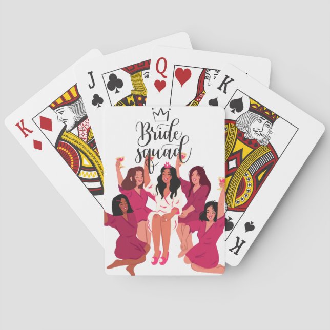 bridemaids CUSTOM DECK OF CARDS (Back)