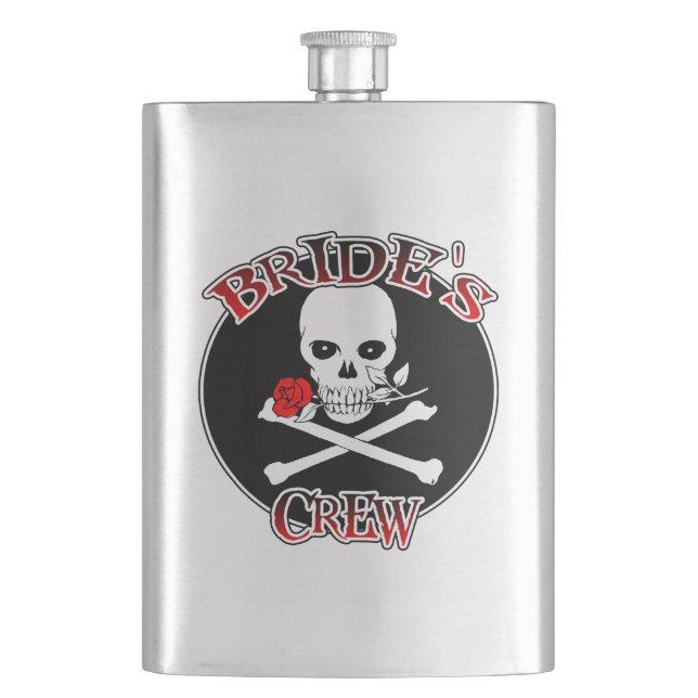 Bride's Crew Flask (Front)
