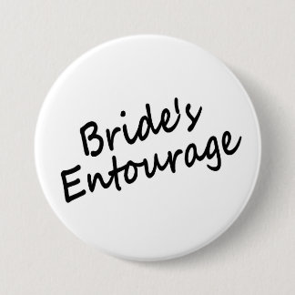 Bride's Entourage 7.5 Cm Round Badge