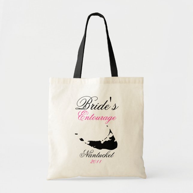 Bride's Entourage Nantucket Tote Bag (Front)