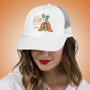 Bride's Final Show Art Deco Showgirl Bachelorette Trucker Hat