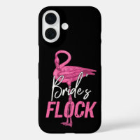 Bride's Flock, Flamingo Bridesmaid Bridal Party