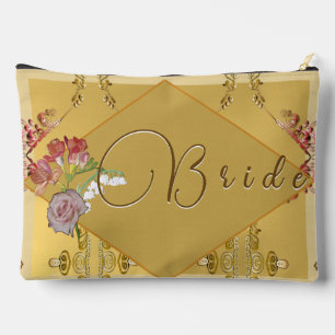 Bride's Floral Print Cut Sew Bag