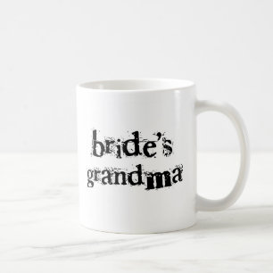 Bride's Grandma Black Text Coffee Mug