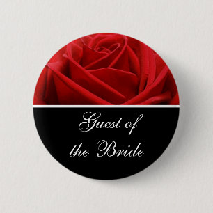 Bride's Guest Wedding Reception Identification 6 Cm Round Badge