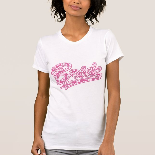 Bride's Hawaiian Flower T-Shirt (Front)