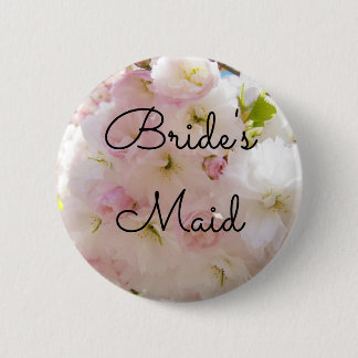 Bride's Maid Buttons Customise Pastel Weddings