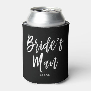 Bride's Man Script Customisable Can Cooler