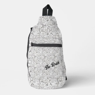Brides personalizable Floral Sling Bag