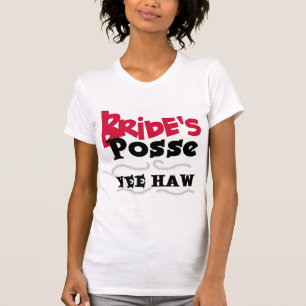 Bride's Posse Bachelorette Party Tshirts
