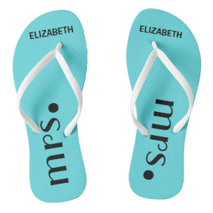Brides Reception Personalised Jandals