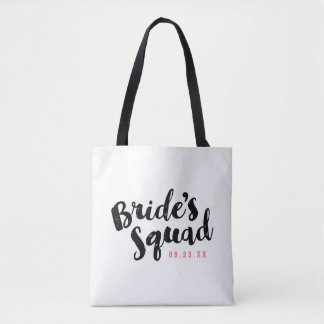 Bride's Squad Personalised Bridal Party Totes