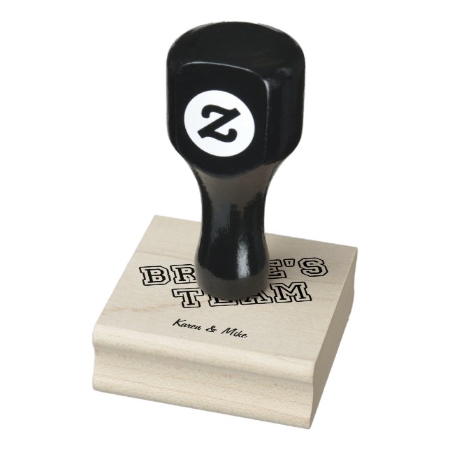 Bride's Team Stamper Rubber Stamp (Stamp)