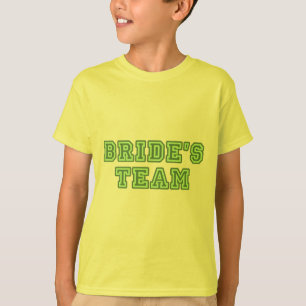 Bride's Team - University Text T-Shirt