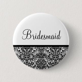 Bridesmaid 6 Cm Round Badge