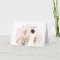 Bridesmaid - Ashley Note Card