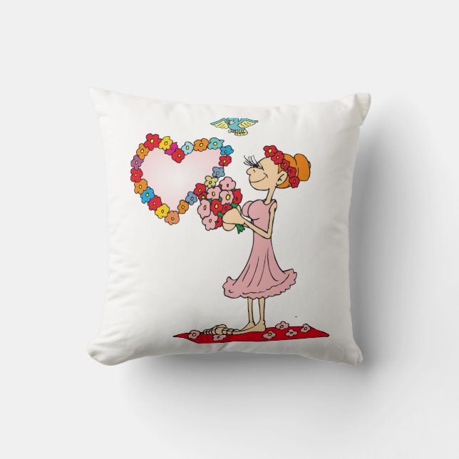 Bridesmaid at the weddin cushion (Front)