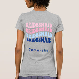 Bridesmaid Bachelorette Beach Party Matching T-Shirt