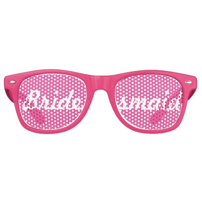 "Bridesmaid" Bachelorette Party Shades Sunglasses (Front)