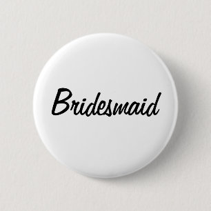 Bridesmaid Badge