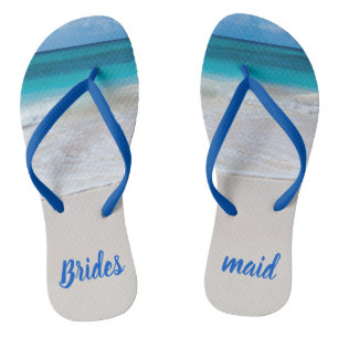 Bridesmaid Beach Wedding Flip Flops