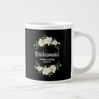Bridesmaid Black and White Floral Wedding Welcome