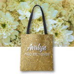 Bridesmaid Bling! Custom cute Wedding attendant Tote Bag<br><div class="desc">Dazzling look! Fun bridal attendant tote bag for the wedding weekend and more! Perfect for Bachelorette party!</div>